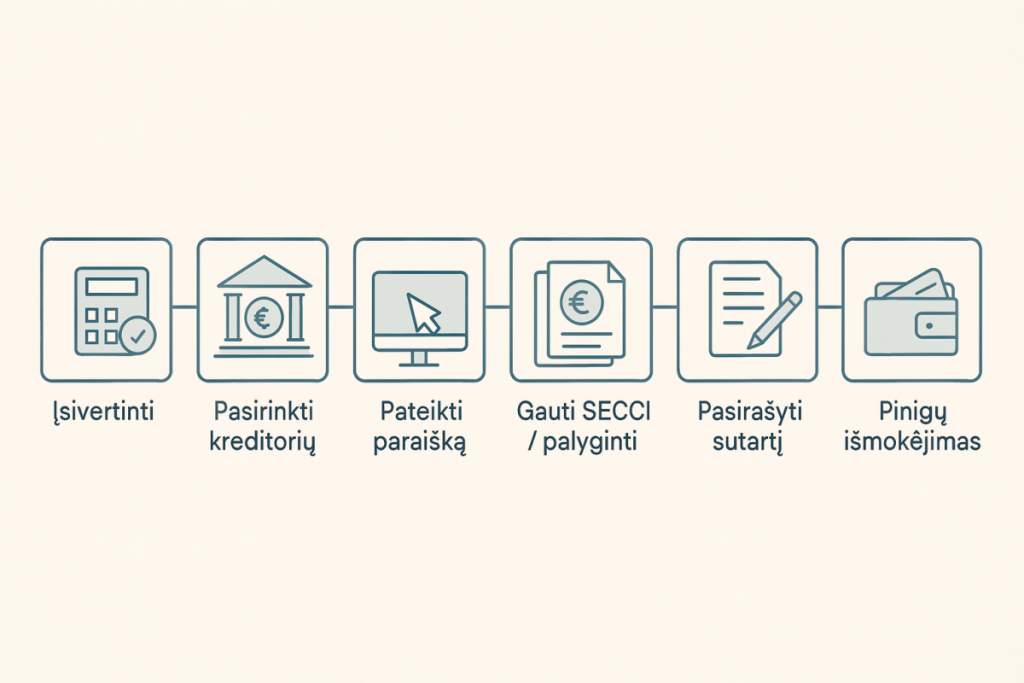 Kaip gauti paskolą?